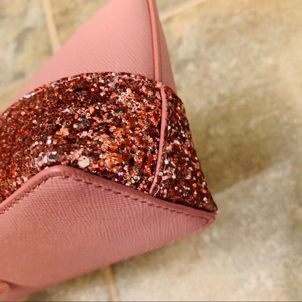 KATE SPADE LITTLE SHILOH GRETA COURT GLITTER PEONY - Picture 3 of 7